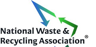 Logo of the National Waste & Recycling Association promoting waste collection, recycling, and innovation.”